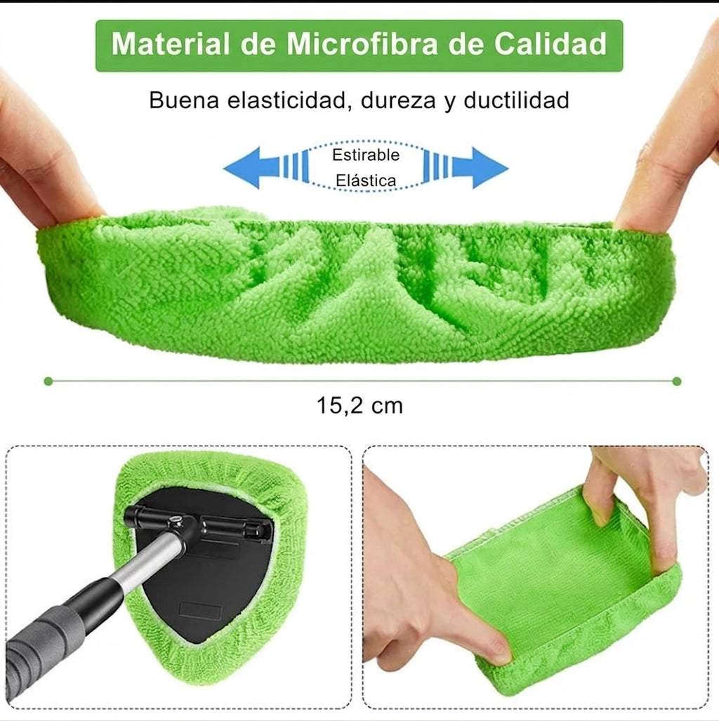 ClearDrive™ — Limpiaparabrisas Telescópico de Microfibra